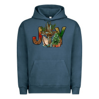 Pigment Midnight Navy joy christmas with cross bbs Urban Hoodie - BundleAndBundleShop