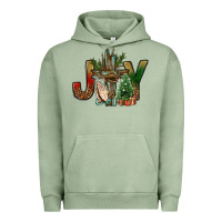 Pigment Oil Green joy christmas with cross bbs Urban Hoodie - BundleAndBundleShop