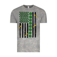 Cloud Rock shamrock usa flag Vintage Tee - MaliasSmallBusiness