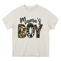 Cream mama's boy Heavy Core Tee - CowhideDigitalArt