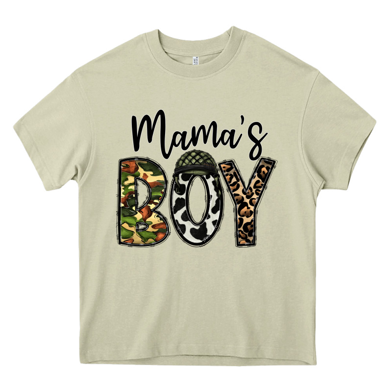 Mama's Boy Heavy Core Tee by CowhideDigitalArt | Teevron