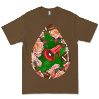 Cacao american football and western roses teardrop Premium Tee - BundleAndBundleShop