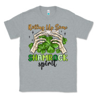Heather Grey rolling up some shamrock spirit Classic Tee - MaliasSmallBusiness