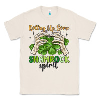 Natural rolling up some shamrock spirit Classic Tee - MaliasSmallBusiness