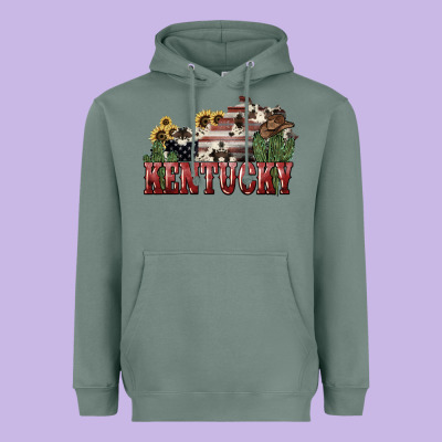 Kentucky 4th Of July Heavyweight Hoodie Designed By Howdyjamesfarm
