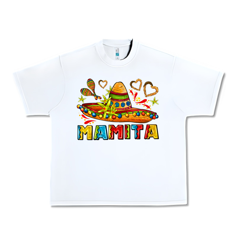 Mamita And Sombrero With Lime Flowers Urban Heavy Tee by AdoDesignShop | Teevron