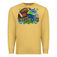 Antique Gold Touchdown season American football green and blue Premium Sweatshirt - HowdyJamesFarm