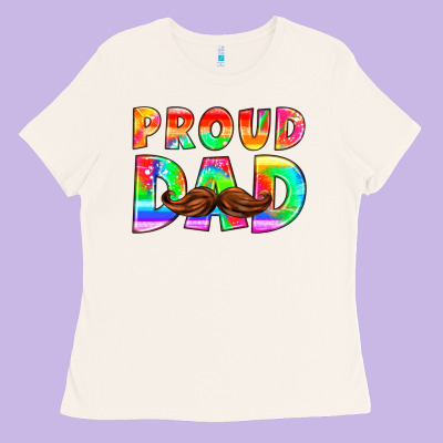 Proud Dad Ladies Tee Designed By Hra Design Shop