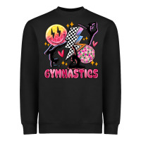 Black retro gymnastics Heavyweight Sweatshirt - MaliasSmallBusiness