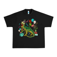 Black party t rex Urban Heavy Tee - MaliasSmallBusiness
