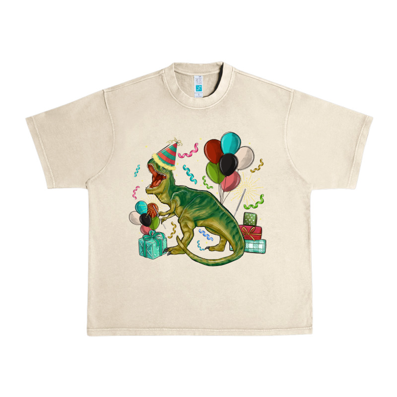 Party T Rex Urban Heavy Tee by MaliasSmallBusiness | Teevron
