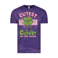 Cloud Purple cutest clover in the patch Vintage Tee - MaliasSmallBusiness