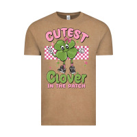 Vintage Coffee cutest clover in the patch Vintage Tee - MaliasSmallBusiness