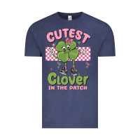 Vintage Denim cutest clover in the patch Vintage Tee - MaliasSmallBusiness