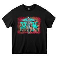 Black registered medical symbol nurse background Heavy Core Tee - BarkalooDesign