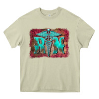 Mossy registered medical symbol nurse background Heavy Core Tee - BarkalooDesign