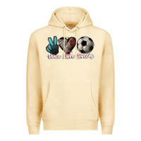 Pina Colada Peace love Soccer Premium Hoodie - HowdyJamesFarm