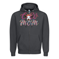 Smoke Cow Mom Zipper Hoodie - Bettercallsaul