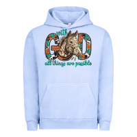 Pigment Grape Ice with god all things are possible with horse bbs Urban Hoodie - BundleAndBundleShop