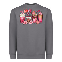Storm valentines day coffee cups Heavyweight Sweatshirt - MaliasSmallBusiness