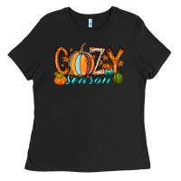 Black cozy season Ladies Tee - RacoonDesign