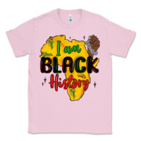 Bubblegum Pink i am black history Classic Tee - MaliasSmallBusiness