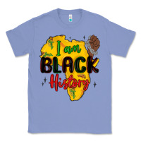 Colony Blue i am black history Classic Tee - MaliasSmallBusiness