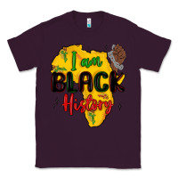 Plum i am black history Classic Tee - MaliasSmallBusiness