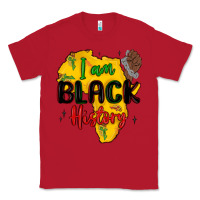 Red i am black history Classic Tee - MaliasSmallBusiness
