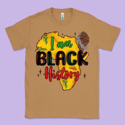 I Am Black History Classic Tee Designed By Maliassmallbusiness
