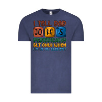 Vintage Denim i tell dad jokes periodically but only when i'm in Vintage Tee - JahusDesignShop