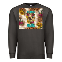 Smoke badass mama with flowers Premium Sweatshirt - TumblerDesignByShophia