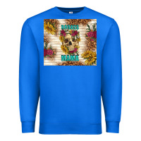 True Royal badass mama with flowers Premium Sweatshirt - TumblerDesignByShophia