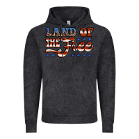 Vintage Black land of the free america Vintage Hoodie - Jasminsmagicworld