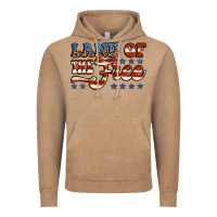 Land Of The Free America Vintage Hoodie | Teevron