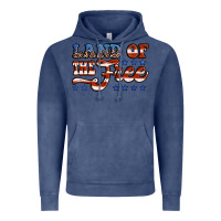 Vintage Denim land of the free america Vintage Hoodie - Jasminsmagicworld