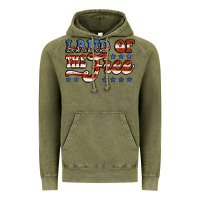 Vintage Olive land of the free america Vintage Hoodie - Jasminsmagicworld