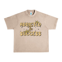 French Oak addicted to success Urban Heavy Tee - MaliasSmallBusiness