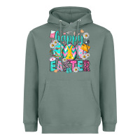 Sage Happy Easter Egg Nurse Heavyweight Hoodie - HowdyJamesFarm