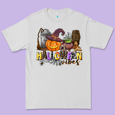 Halloween Vibes Premium Tee Designed By Adodesignshop