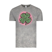 Cloud Rock leopard shamrocks with hearts Vintage Tee - MaliasSmallBusiness