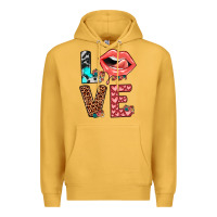 Mustard valentines love Premium Hoodie - JahusDesignShop