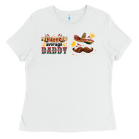 White nacho average daddy libbey glass Ladies Tee - HRA Design Shop