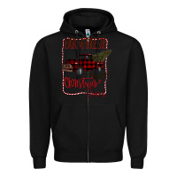 Black Farm Fresh Christmas Zipper Hoodie - Bettercallsaul