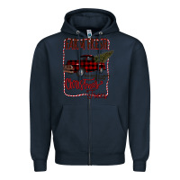 Navy Farm Fresh Christmas Zipper Hoodie - Bettercallsaul