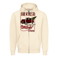Sandshell Farm Fresh Christmas Zipper Hoodie - Bettercallsaul