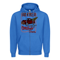 True Royal Farm Fresh Christmas Zipper Hoodie - Bettercallsaul