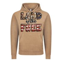 Land Of The Free America Western Pattern Vintage Hoodie | Teevron