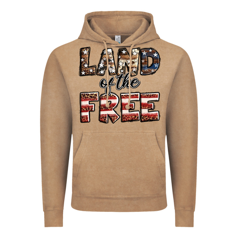 Land Of The Free America Western Pattern Vintage Hoodie by Jasminsmagicworld | Teevron