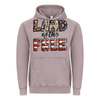 Vintage Zinc Land of the free America western pattern Vintage Hoodie - Jasminsmagicworld